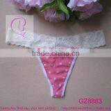 2014 Sexy Custome Fashion Pink Thong