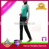 High Waist Islamic Swimsuits Muslim Swimwear thumbnail-5