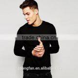 Tight Slim Fit Sweatshirt Men Long Sleeve T Shirt Latest No Hood Sweatshirt Wholesale Clothes Men thumbnail-1