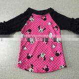 Boutique Ruffle Raglan Shirts for Easter Baby Shirts Children Icing Ruffle Clothing thumbnail-4