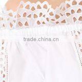 2017 OEM Semi-sheer Loose Off-shoulder Neckline London Lace Blouse thumbnail-5