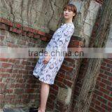 Good Quality One-piece Printed Floral Name Iran Fashion Dress thumbnail-4