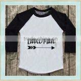 2017 Newest Baby Boy Clothes Newborn Encourge Word Long Sleeve Top for Children thumbnail-1