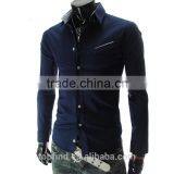 New Style Slim Fit 100% Cotton Plain Fashion t Shirt for Man thumbnail-2