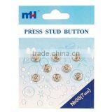 Metal Round Press Stud Buttons thumbnail-1