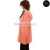 Wholesale Custom LOW MOQ Plus Size Women Waterproof Rain Coat With Hoody thumbnail-3