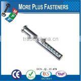 Made In Taiwan Clevis Pins Adjustable Bright Zinc Plated Steel Plain Finish thumbnail-2