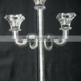 Hot Sale !!! Unique Crystal Candle Holders Wedding Table Decorations JKC-0010 thumbnail-5
