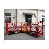 90 Degree Red Steel Rope Suspended Window Washing Platform Cardle 3KW Pcs