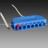 50V Blue Led 7 Way Distributor Connectors for Indoor DC 12V Warm White 3528 SMD 600 LEDs Flexible LED Strip Light thumbnail-1