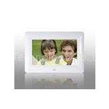 White 7 Inch TFT High Resolution Digital Picture Frame With USB 2.0 Interface