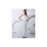 Modern Halter Around the Neck Long Train Wedding Dresses Embroidered Beaded Lace Skirt thumbnail-1
