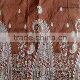 African Embroidered George Fabric