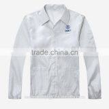 5mm Grid Low Particle Emission ESD Cleanroom Garment