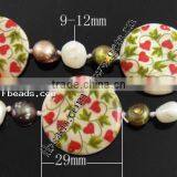 Gets.com Freshwater Pearl Coin Statement Necklace thumbnail-1