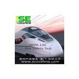 NFPA 130 Fire Test to Railway Component