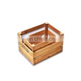 Custom design large various colour fancy square shape fumigated wooden crate