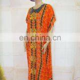 Dubai and India Beautiful Beaded Kaftan Dress thumbnail-5