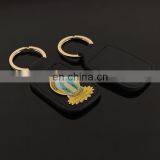 Character Souvenir Keychain Metal Leather Keychain thumbnail-2