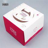 Custom Wholesale Square Art Paper Cardboard Cake Box With Handle thumbnail-5