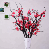 China Supplier the Best Artificial Red Plum Blossom for Decoration
