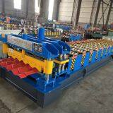 DIXIN Automatic High Speed Guide Post Cutting Glazed Tile Roof Sheet Tile Making Roll Forming Machine Price thumbnail-3