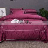 Home Hotel Luxury High Quality 5 Star Bed Sheet Bedding Set Cotton Costom Color Ruby Bed Set thumbnail-3