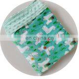 Baby flannel Blanket Cartoon Animal Toddler Spring Summer Bubbles Blanket Bedding Wrap 10Styles