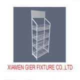 Floor Standing Metal Shelf Grocery Display thumbnail-2