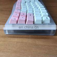 Gaojie High End CNC Mechanical Keyboard Frosted pc Top Plate Bottom Prototype Keyboard Case thumbnail-3