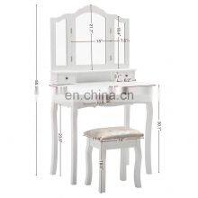 Factory Mirrored Vanity Dressing Table With Mirror