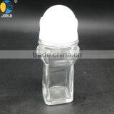 50ml Rectangular Clear Roll on Glass Bottle thumbnail-1
