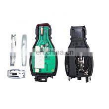 Keyless Entry 4 Buttons 433 / 315 Mhz Remote Smart Car Key Shell For Benz BGA NEC Auto Key thumbnail-2