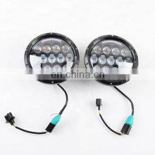 Auto Motorcycle Car Round Led Headlight for Jeep Wrangler JK 2007-On Off Road Parts