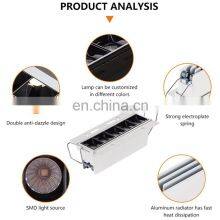 Interior Design Recessed Hall Hospital Office Building 20Watt LED Recessed Linear Downlight thumbnail-3