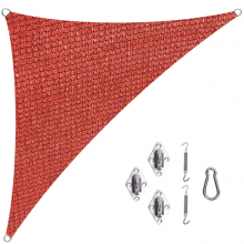 Triangle Shade Sail 6*6*6M HDPE Shade Sail Canopy Swimming Pool Cover Customized Large Size thumbnail-3