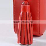 2016 New Design Ladies Leather Chain Bag With Tassel Leather Cross Body Bag Women Leather Camera Bag thumbnail-2