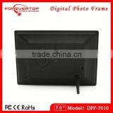 2016 China Factory Price 7 Inch Curved Acrylic TFT LCD Electronic Photo Frame thumbnail-2