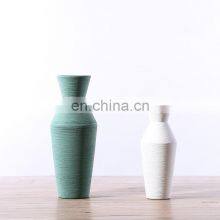 ENO Flower Set Vase Ceramic Table Set up Modern Fashionable White Flower. thumbnail-5