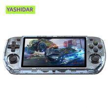 New Powkiddy Rgb10 Max3 5.0 Inch 1280*720 Ips Screen Retro Video Handheld Game Console Open Source Linux Children Gifts thumbnail-3