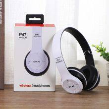 P47 Wireless Headphones Headset TWS Ecouteurs Fones De Ouvido Sem Fio P47 Earphone Casque Audifonos Inalambricos Auriculares LED thumbnail-6