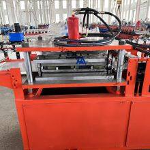 Steel Ridge Cap Roll Forming Machine 840 IBR Roof Sheet Use PLC Control System for Tile Making Industries thumbnail-2