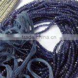 Iolite Faceted Rondelle Beads thumbnail-2