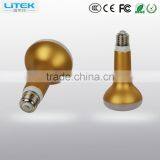 2014 new products on market leds big brightness led bulb,9W gold E27/E26 lotus plastic bulb lamp ali export company