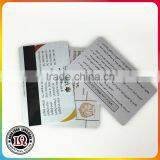 Stamping Light Silver Magnetic Stripe Card