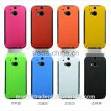 Cheap Waterproof Dirtproof Shockproof Hard PC Case For HTC One M8 With TPU Cover MT-3708