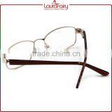 Laura Fairy 1PCS Retail Trendy New Metal Frame Acetate Temple Men Optical Frame Quality Choice thumbnail-4