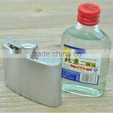 4oz Stainless Steel Liquor Wine Flask With Hinged Screw-On Cap DHL Freeshipping thumbnail-6
