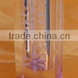 High quality crystal flower vase for home decoration decoration CV-1048