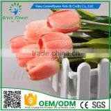 2016 Wholesale Multicolor 32CM Artificial Flowers Bouquet Wedding Bridal Real Touch Christmas Decorative Flower Tulip thumbnail-5